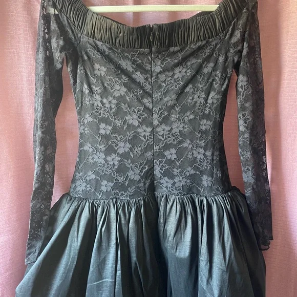 MAJORELLE Black Bubble Skirt Mini Dress - Picture 4 of 5